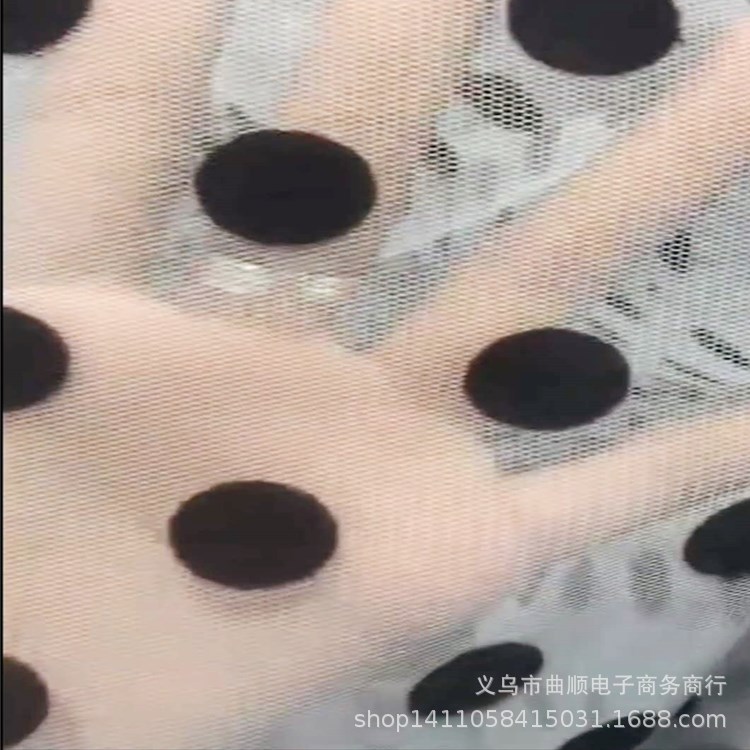 2公分2CM大圆点植绒水洗不掉绒   网纱裙  头饰  装饰品等等 pic 3