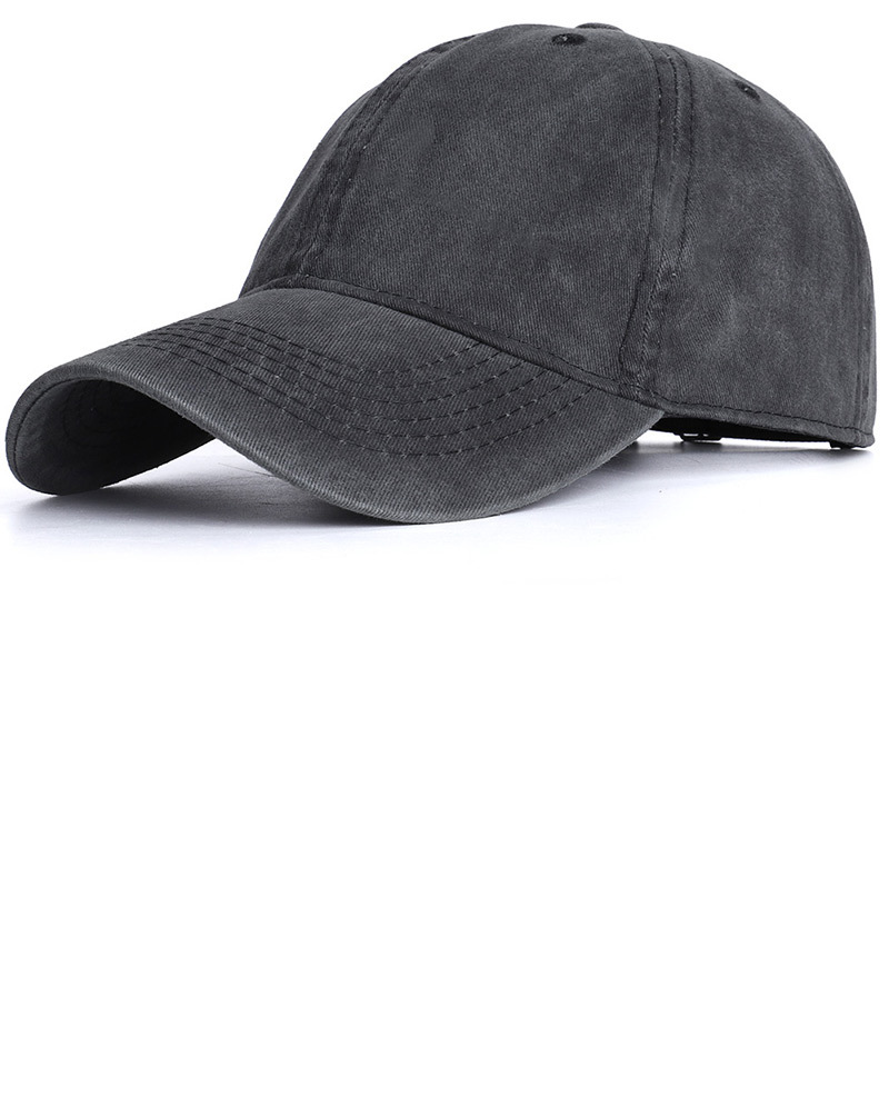 2020 Spring and autumn washed cotton hats, summer outdoor baseball caps, washed baseball caps, polished and aged denim sun hats pic 8