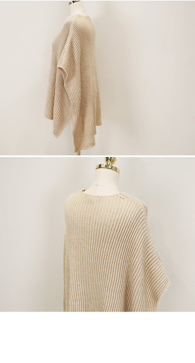 Южнокорейская версия элегантного, слегка прожаренного плаща с плащом, плаща с плащом и вязаной мантией для женщин, которые были более узкими и худыми pic 18