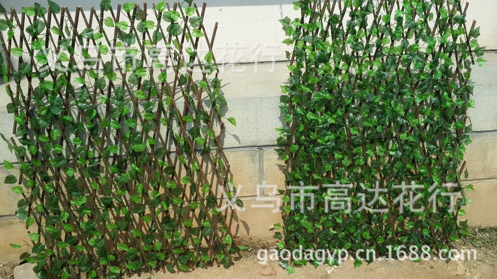 Artificial fence guardrail net, artificial grass fence net, artificial plant leaf fence, artificial rattan fence, artificial flower, artificial lawn, artificial tree, artificial rattan, artificial flower, artificial green pic 1