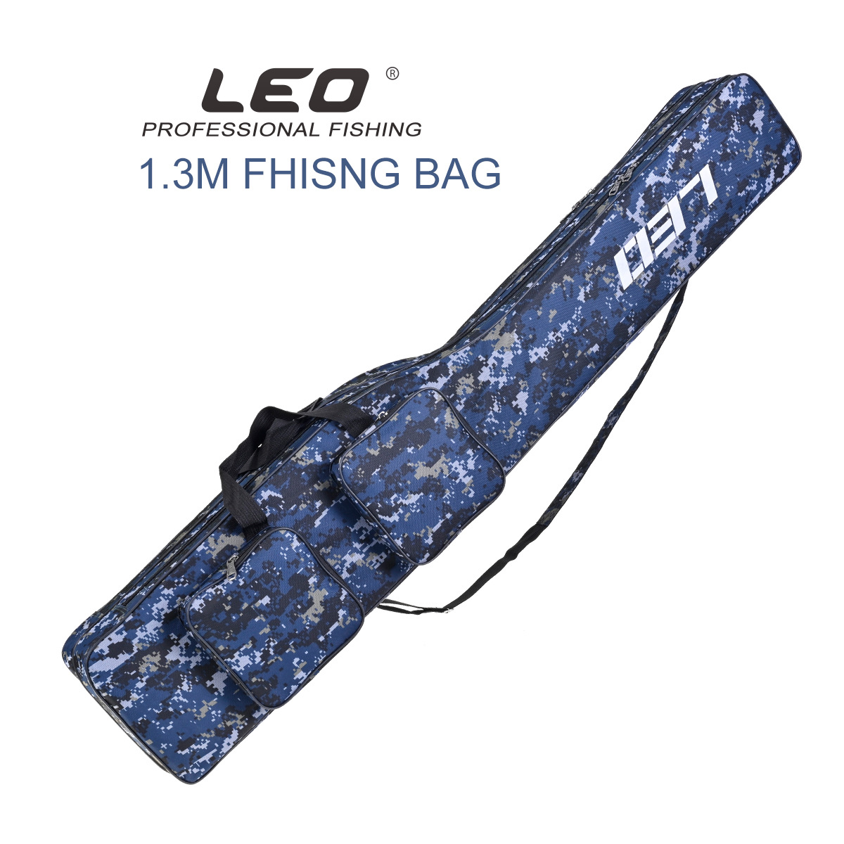 28064 LEO/ Leou [Double-Layer knife-shaped Large-belted Fishing Tackle Bag 1.3m] European-style reservoir fishing rod and sea rod Bag pic 30