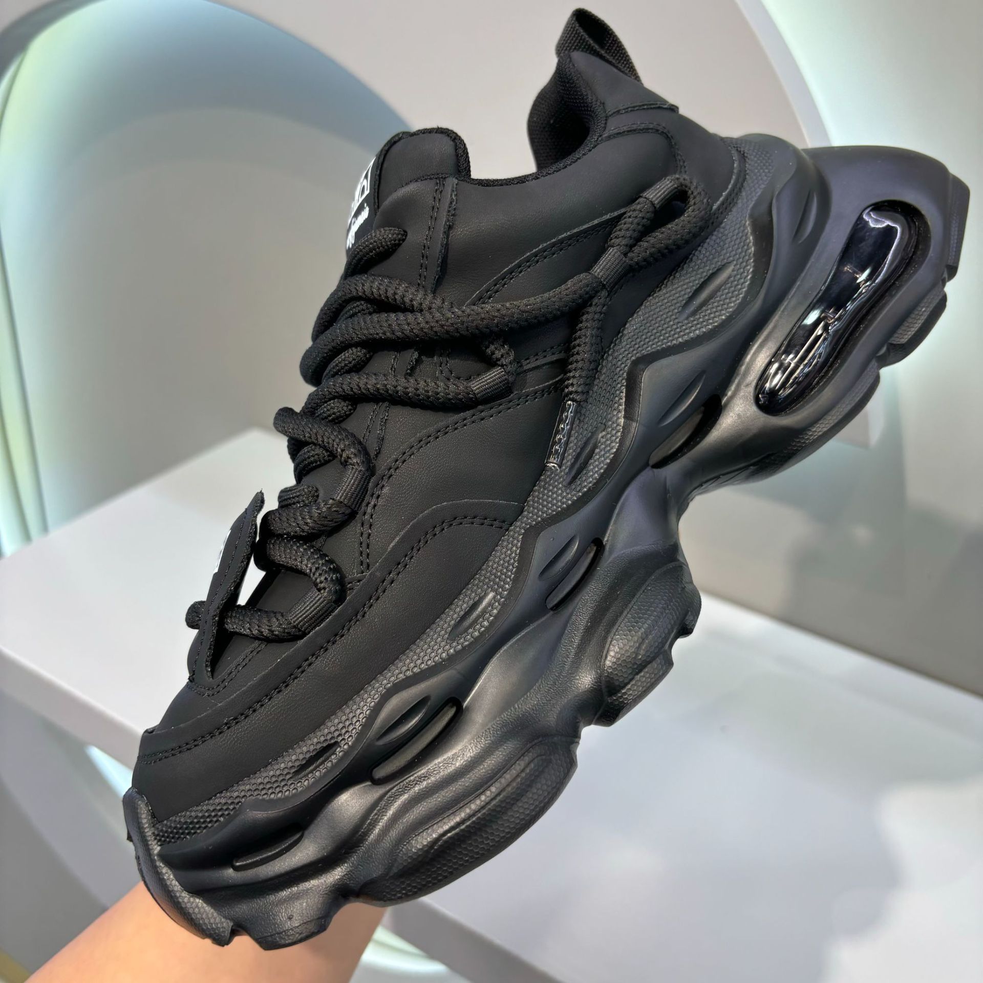 2024新款薄款小白鞋增高透气网面鞋子男款夏季厚底老爹鞋百搭男鞋详情25