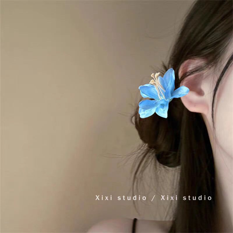 Super fairy-like simulation flower butterfly flower tassel grab clip, sweet and feminine style, unique and exquisite hair clip, ins versatile hair accessory trend pic 20