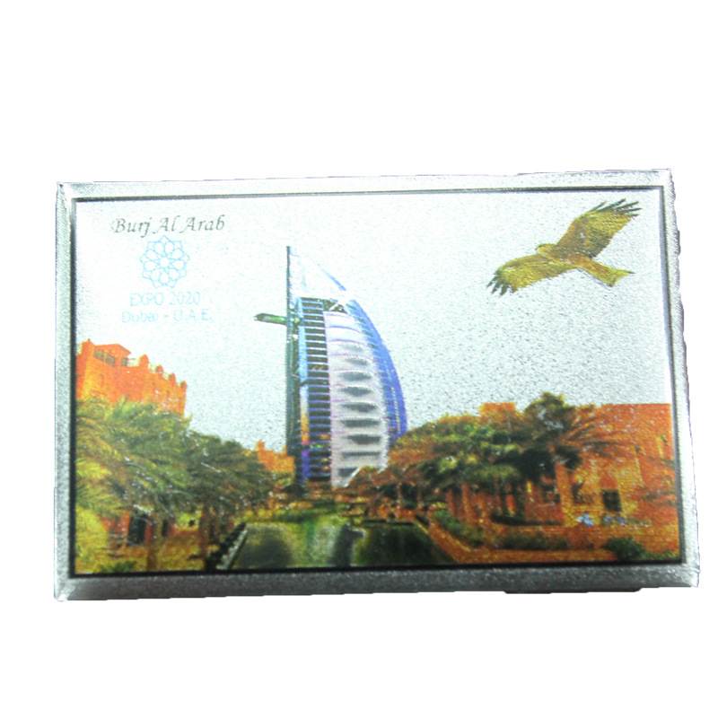 金箔扑克牌 土豪金镀金磨砂金彩色风景款扑克详情8