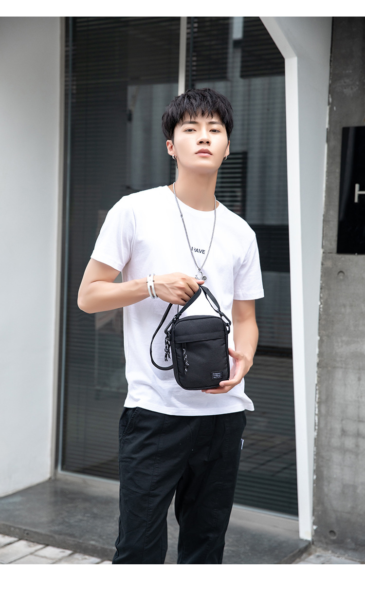男士小包特小单肩迷你小挂包小挎包潮牌斜跨小背包轻便男生斜挎包详情9