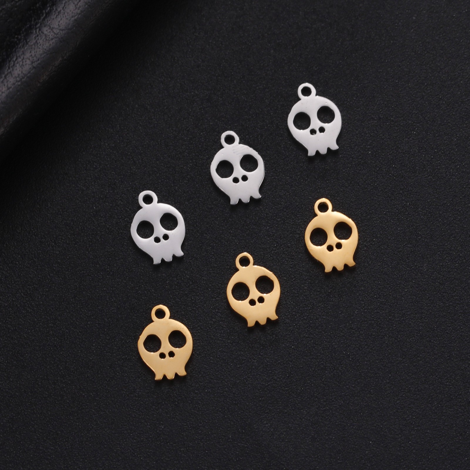 Stainless steel jewelry making, planet crowns, star small ornaments, pendants, bracelets, necklaces, DIY accessories, wholesale in stock pic 15