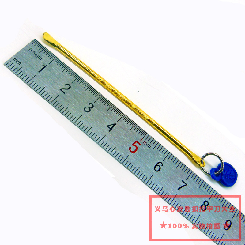 Heart-shaped pendant ear spoon bottle, golden dig/ear rake, Xinmeida one-yuan Department store direct sales at factory price pic 5