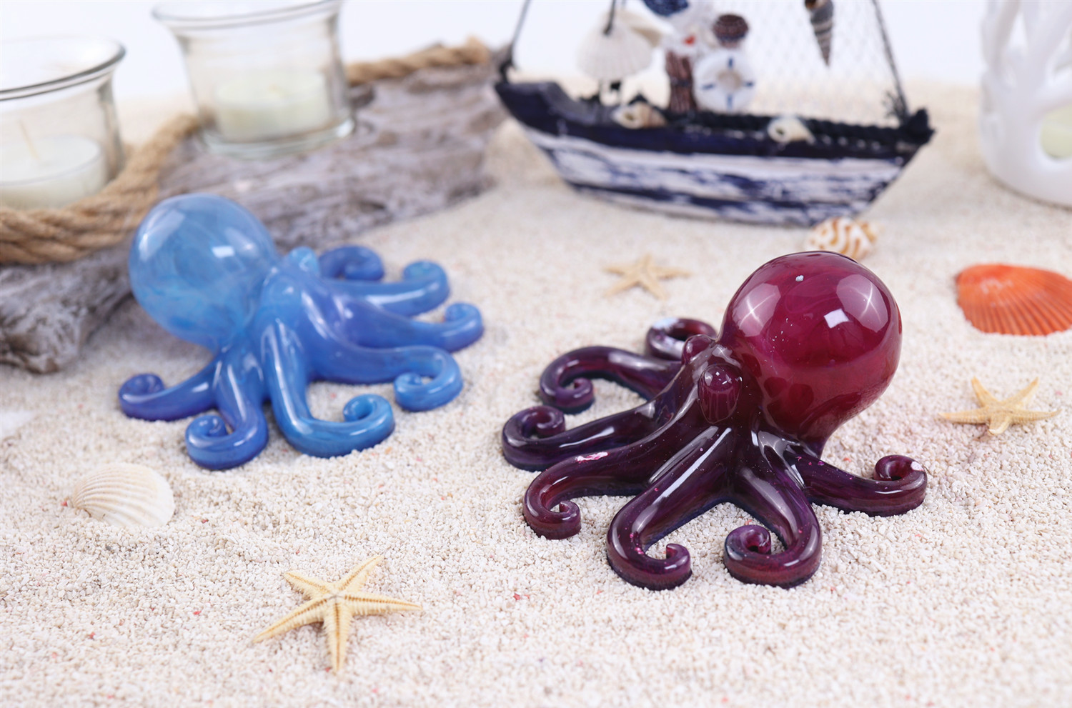 DIY cristal goteo manualidades ocean pulpo octopuss espejo moldes de silicona epoxi decoraciones ideas hechas a mano materiales bolsas pic 10