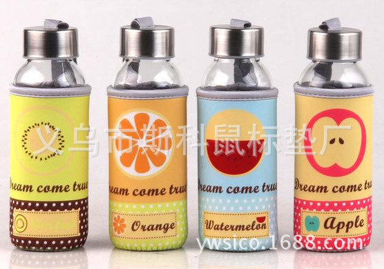 斯科直供素色彩色热升华转印 丝印 杯套 酒瓶套 可乐罐套 啤酒瓶套详情9