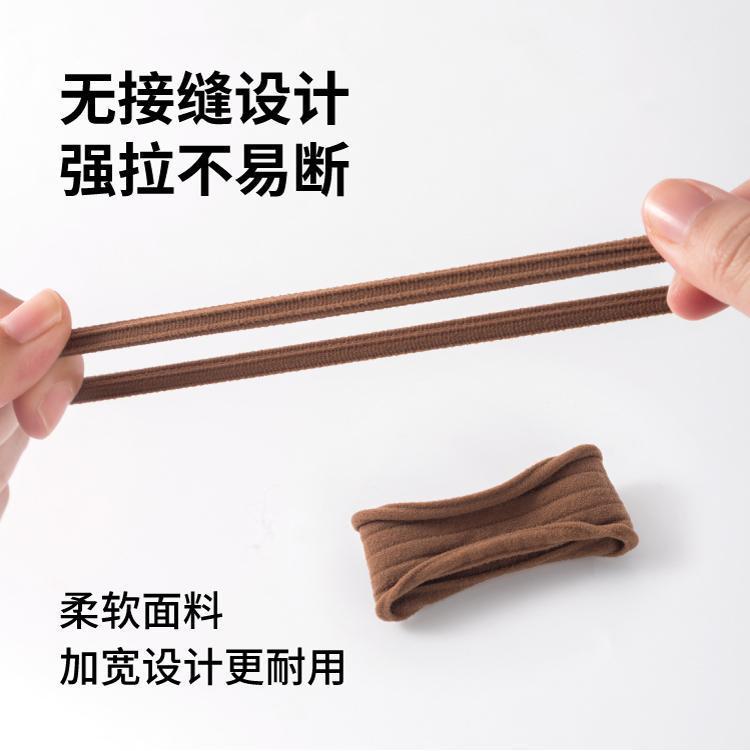 加粗高弹力无接缝头绳发圈头饰发饰皮筋ins女扎头学生高颜值超仙详情5