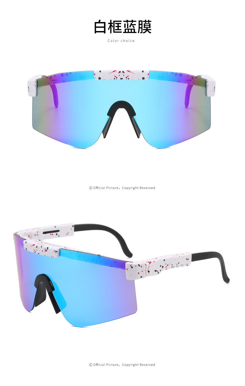 Wholesale of new cross-border outdoor sports sunglasses for women from Europe and America, anti-ultraviolet sunglasses for men pic 59