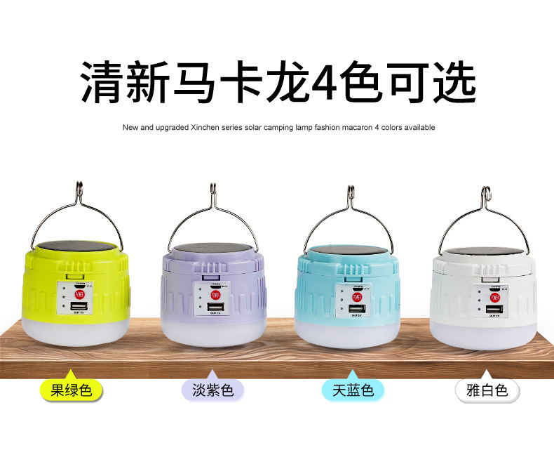 跨境新款露营灯帐篷野营灯应急主灯LED充电强光超亮锂电停电 家用详情5