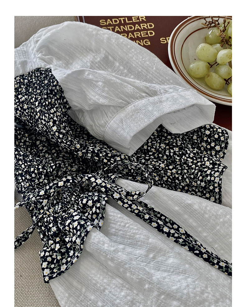 【复活款】法式复古V领碎花短款上衣夏季新款衬衫设计感小众Q1082详情35