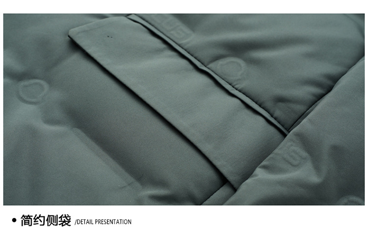 冬季男士防寒羽绒服外套西装围巾领简约羽绒服男跨境爆款高端男装详情29