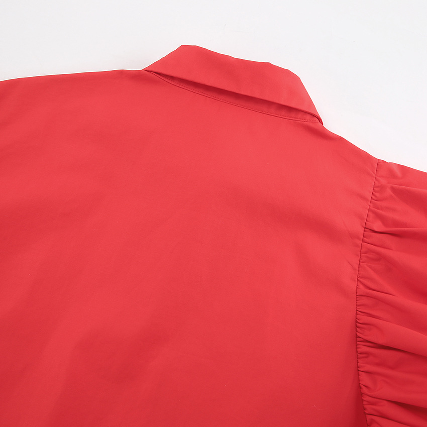 新年衬衫裙2024春夏设计感欧美ins长袖连衣裙休闲时尚宽松娃娃裙详情25