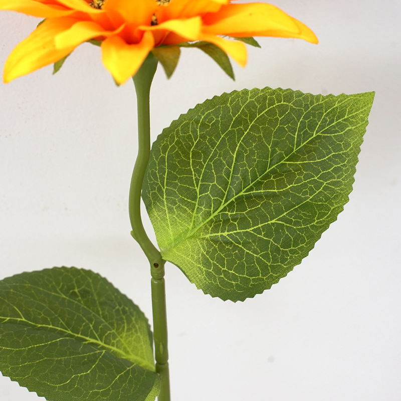 Artificial flowers, single sunflowers, artificial flowers, bouquets, wedding display Windows, stage decoration and handicrafts pic 15