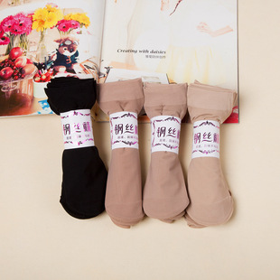 十双一打 钢丝袜穿不破防勾丝女士短丝袜超弹柔天鹅绒丝袜子详情2