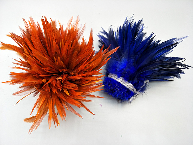 Hunan origin: 5-6-inch colorful chicken feathers, cat toys, dream catchers, hat flower accessories, DIY feathers pic 34