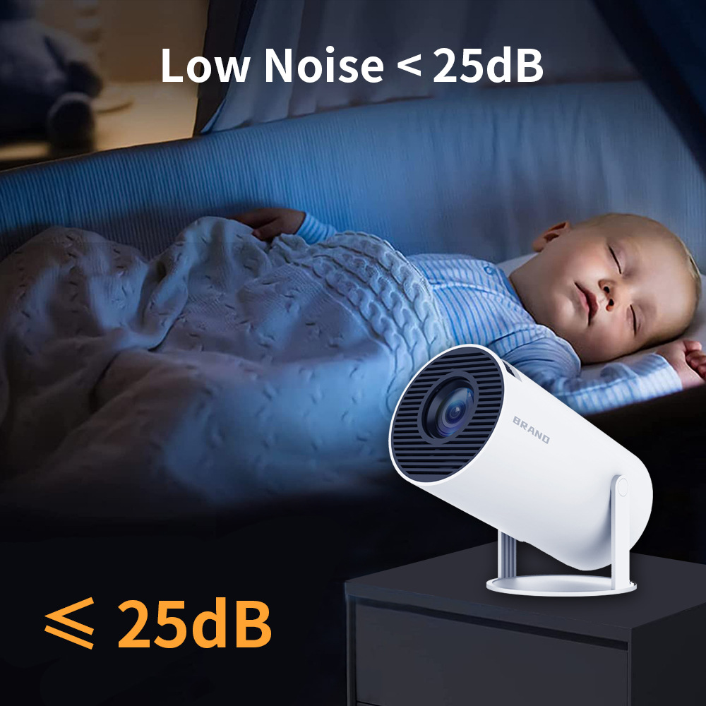 The new HY300 projector model is a portable mini projector for home dormitories, available for Android and high-definition cross-border use pic 11