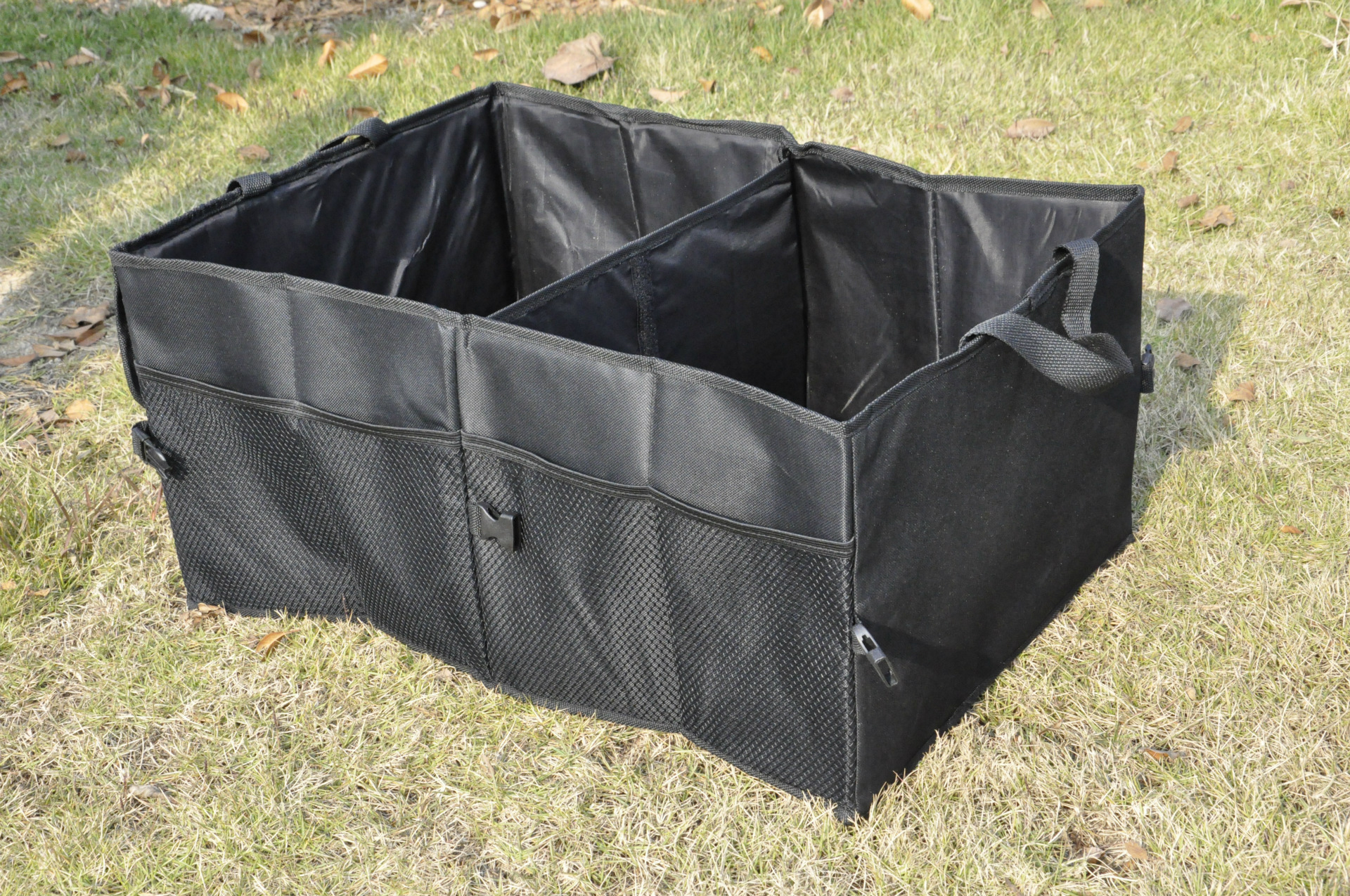 厂家直销汽车收纳箱黑色牛津布储物箱车用后备箱收纳包可定制logo详情36