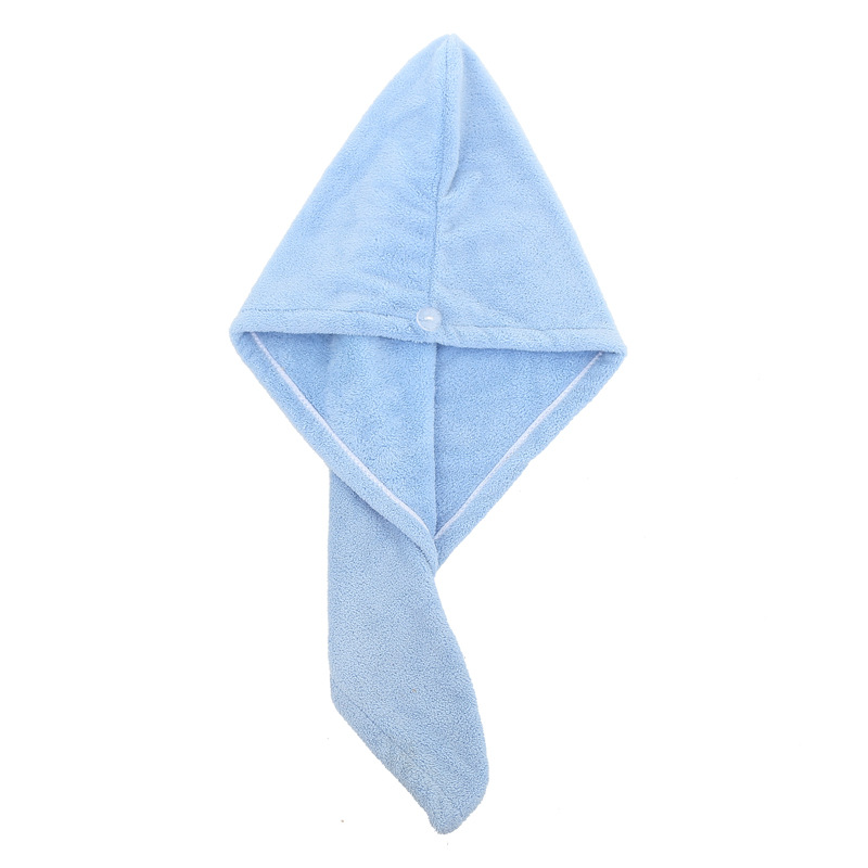 The high-density thickened coral fleece dry hair cap and quick-drying shower cap are soft and do not fade pic 7