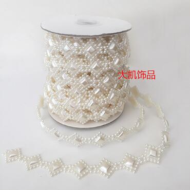 Factory direct sales of AB color bead chain VX10-40, customizable DIY handcrafted Korean clothing accessories and auxiliary materials pic 6