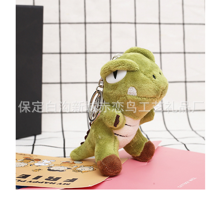 Little dinosaur pendant, schoolbag doll, popular dinosaur keychain accessory, plush toy, clothing accessory pic 7