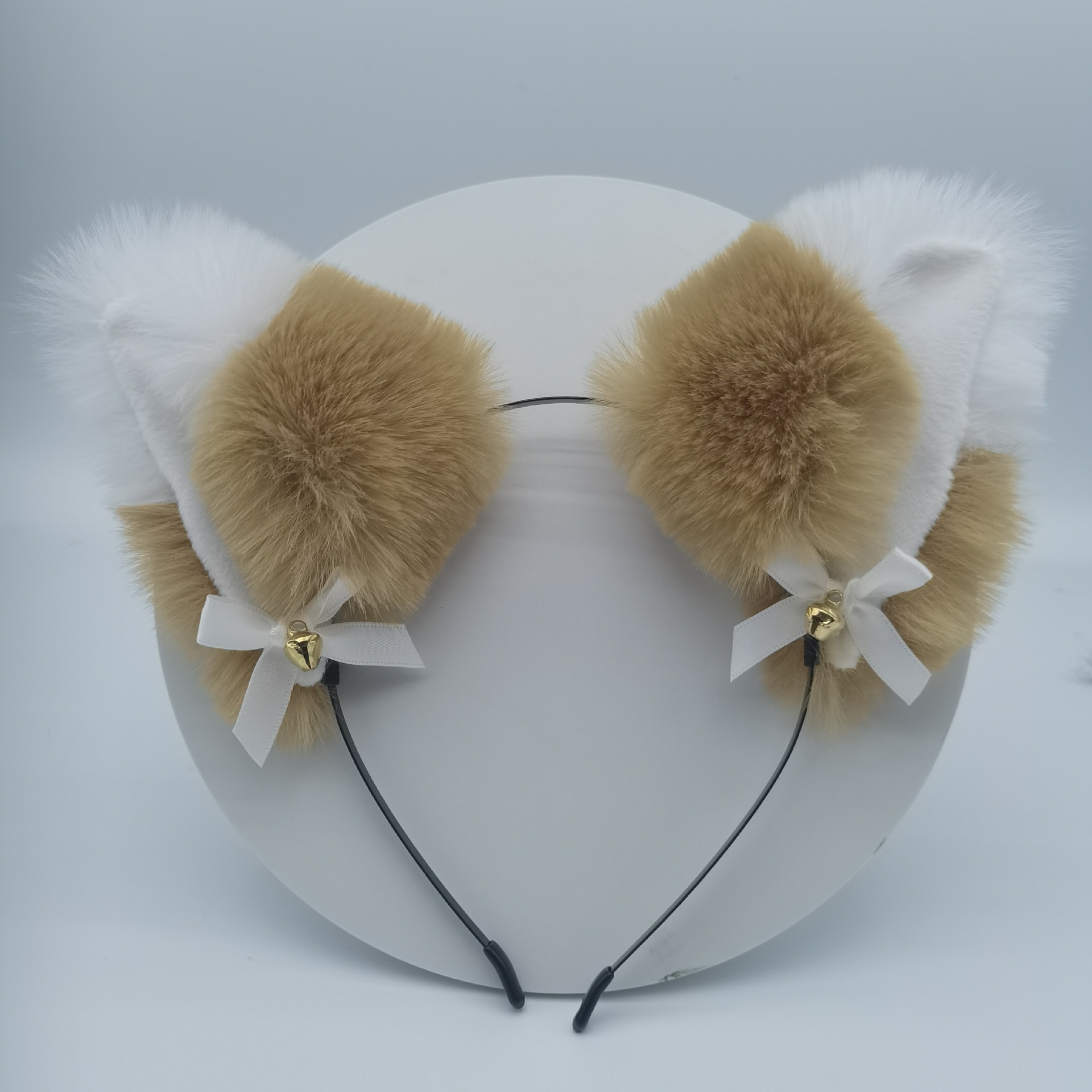 Amazon cross-border cat ear bell hair band, one-piece hair accessory, fox ear accessory, animal ear, cat ear hair clip pic 5