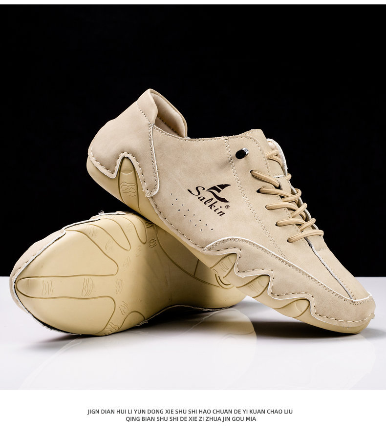 跨境爆款帆船鞋男鞋低帮男士休闲鞋子马丁鞋男八爪鱼男鞋大码鞋子详情30