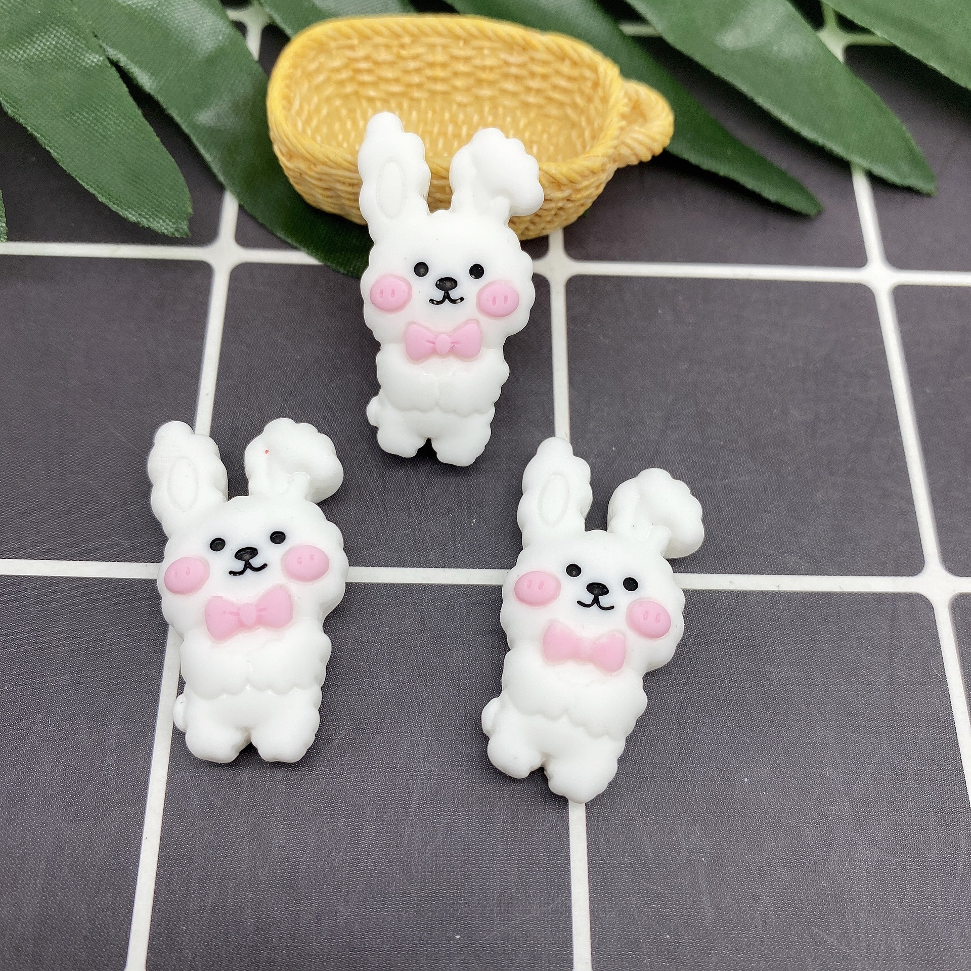 树脂配件饰品帽子贴片史莱姆内放DIY日韩风哑光笑脸厂家直销详情27