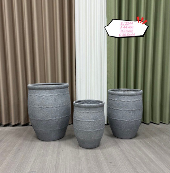海岛氧化镁创意家居中温瓷花盆室内外装饰花盆摆件详情27