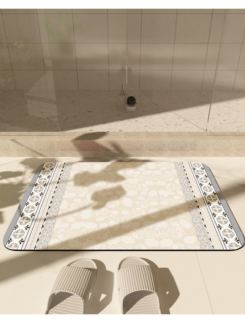 浴室硅藻泥吸水垫防滑垫厕所卫生间门口洗手间脚垫家用卫浴地毯详情14
