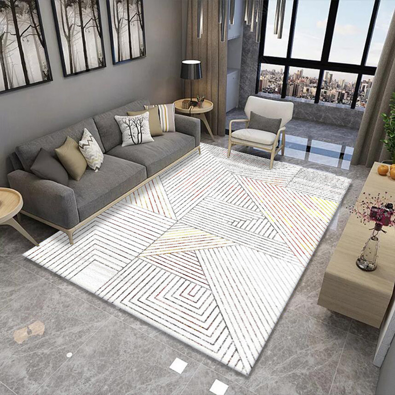 抽象几何地毯,客厅地毯,卧室床边毯,北欧地毯批发,地毯地垫