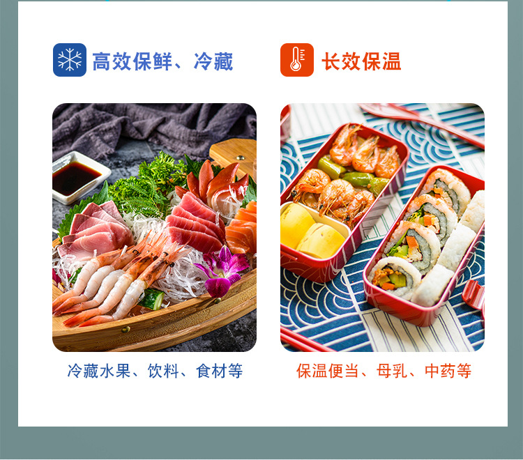 Insulated box, refrigerated box, outdoor food preservation box, food delivery, sea fishing freezing and refrigerated box, vehicle-mounted food delivery, portable for household use pic 6