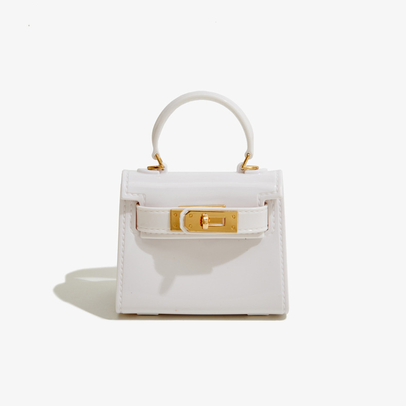 糖果小包小方块PVC芭比果冻包时尚百搭晚宴包耐脏易洗女手提包链条斜挎包详情6