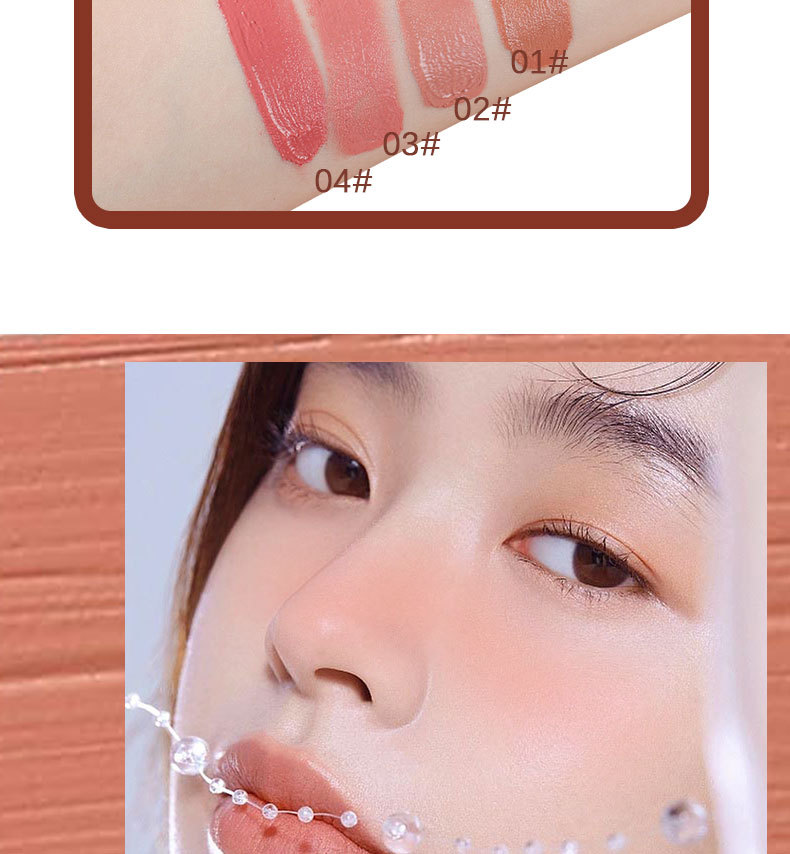 Maxfine柔光微醺腮红膏裸色腮红泥自然细腻持久胭脂腮红膏批发专供外贸详情4