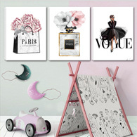 Amazon Landscape bedroom wall art Abstract spray-painted canvas core modern and simple triptych living room decoration painting pic 4