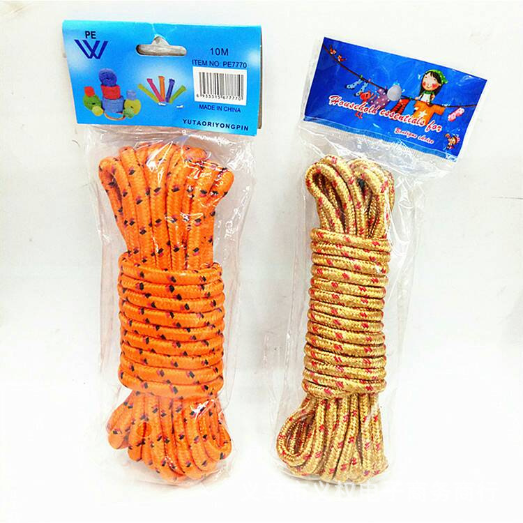 7m colored fabric rope, extended clothes drying rope, outdoor travel clothes drying rope, colored nylon clothes drying rope, 2-yuan supply pic 8