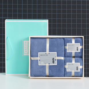 珊瑚绒伴手礼毛巾批发方块吸水毛巾洗脸巾伴手礼婚庆礼卡片毛巾详情12