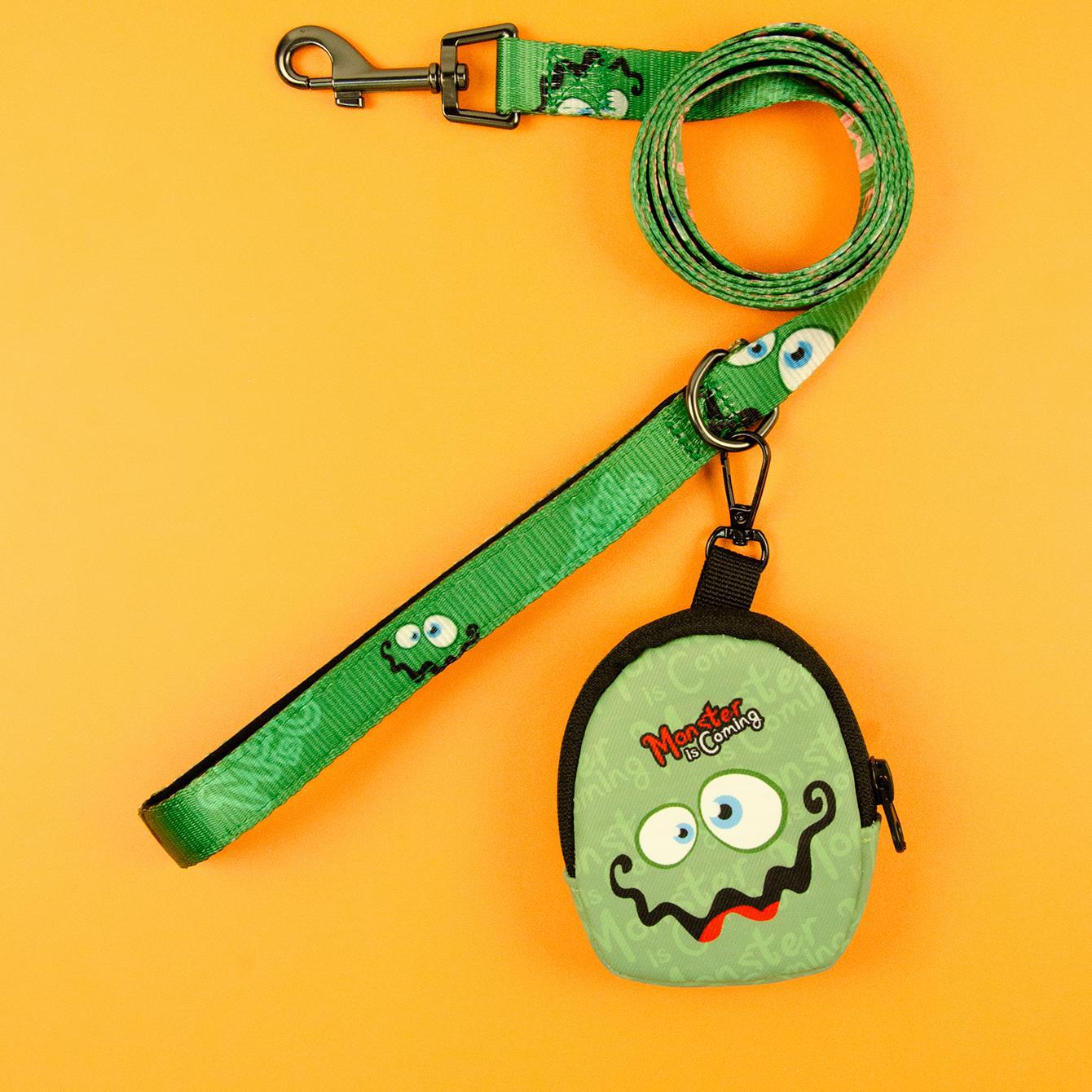 Cross-border factory direct delivery of Halloween set dog leashes and garbage bag storage bags, fashionable gifts for pets pic 7