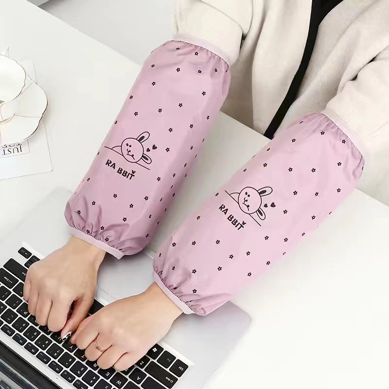 袖套男女加长款成人秋冬工作上班宽松透气纯棉布护袖防油污手臂套详情6