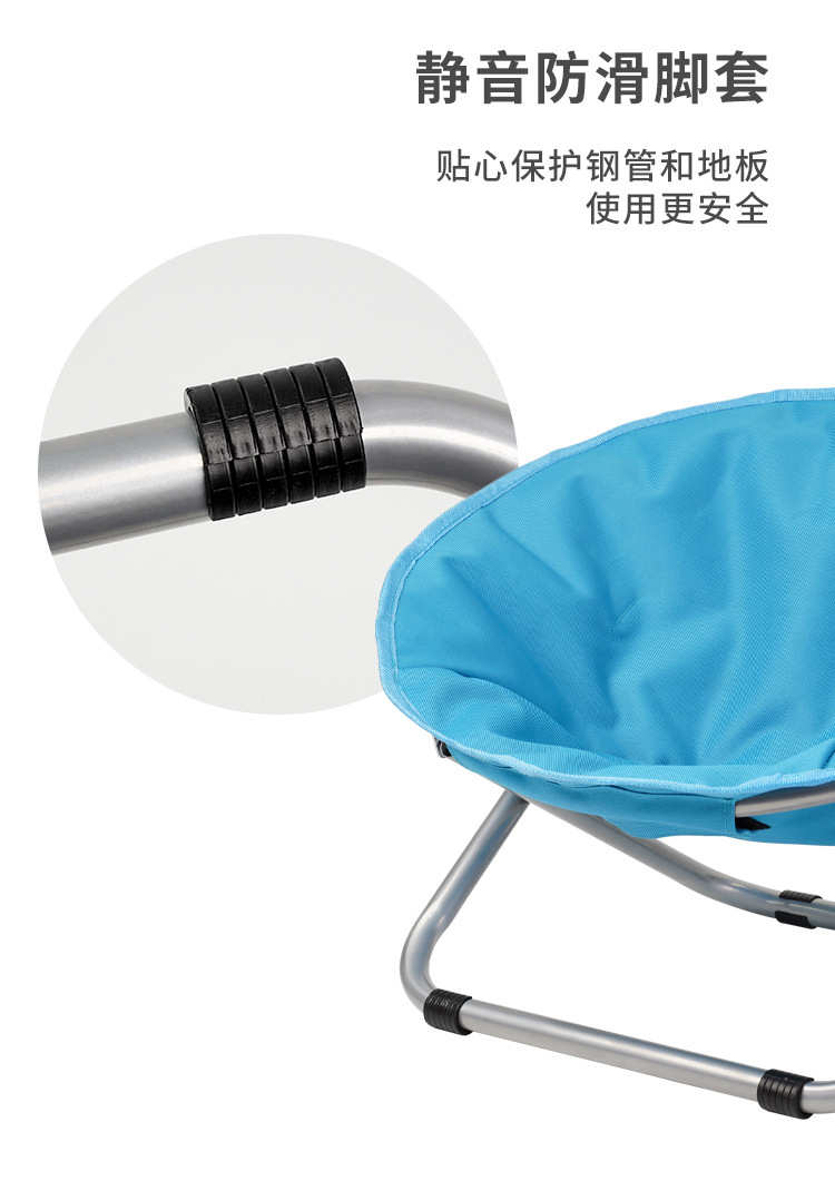 折叠式宠物床椅便携式圆形高架猫床防水小狗帕帕桑椅宠物月亮床椅详情5