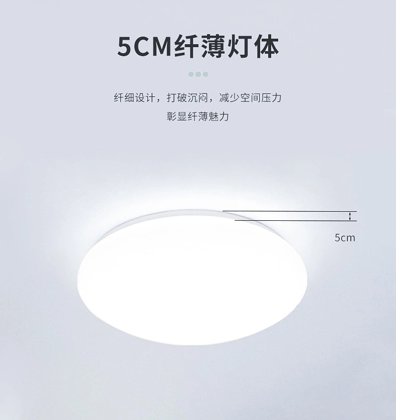 Modern and simple led ceiling lamps, living room lamps, circular bedroom and dining room lamps, balcony and corridor lighting engineering ceiling lamps pic 16