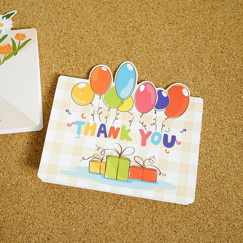 卡通手绘教师节贺卡感恩手写祝福语送老师小卡片礼品鲜花包装配饰详情4