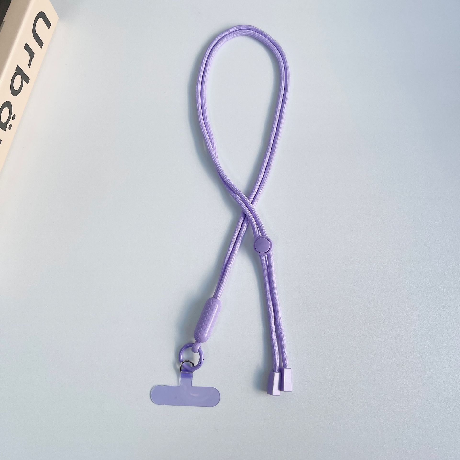 跨境爆款手机挂绳斜挎挂脖绳纯色万能手机挂绳可调节拆卸手机垫片详情12