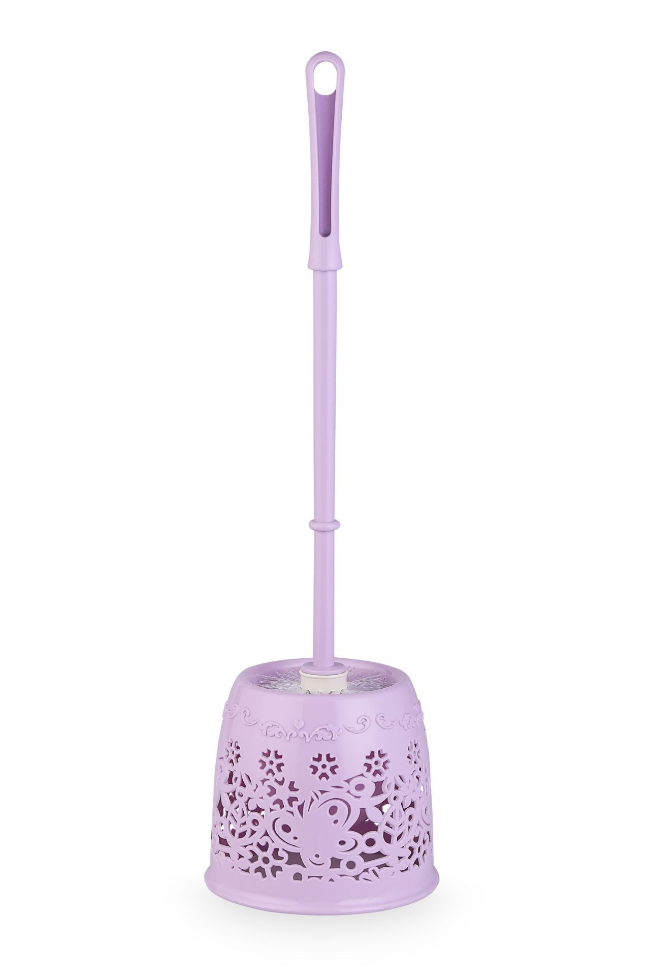 清洁刷日式素色义乌热卖爆款镂空蝴蝶花马桶刷套装详情6