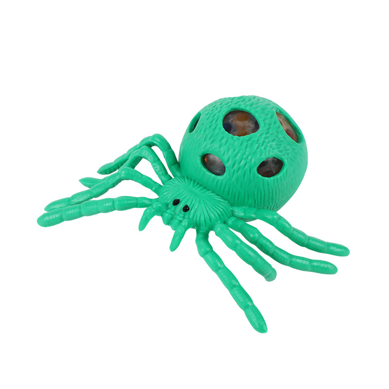 万圣节仿真蜘蛛玩具 儿童整蛊玩具 爆爆珠球动物解压玩具厂家现货详情7