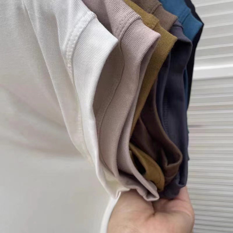 Feifei Sleeve short-sleeved T-shirt for women, 260g small Feifei sleeve solid color light version, one-sleeve European style thin top, base layer, sent on delivery pic 19