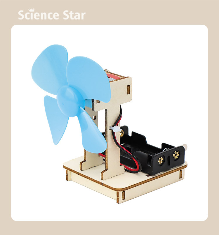 DIY自制科技小制作 小学生趣味物理电路实验材料包 手工发明电风扇投影仪套装详情9