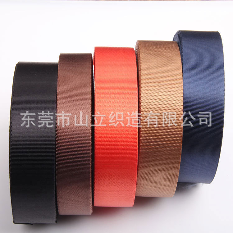 Shanli Webbing produces nylon herniquet plain weave webbing and nylon polyester webbing, with specifications ranging from 5mm to 12cm pic 17